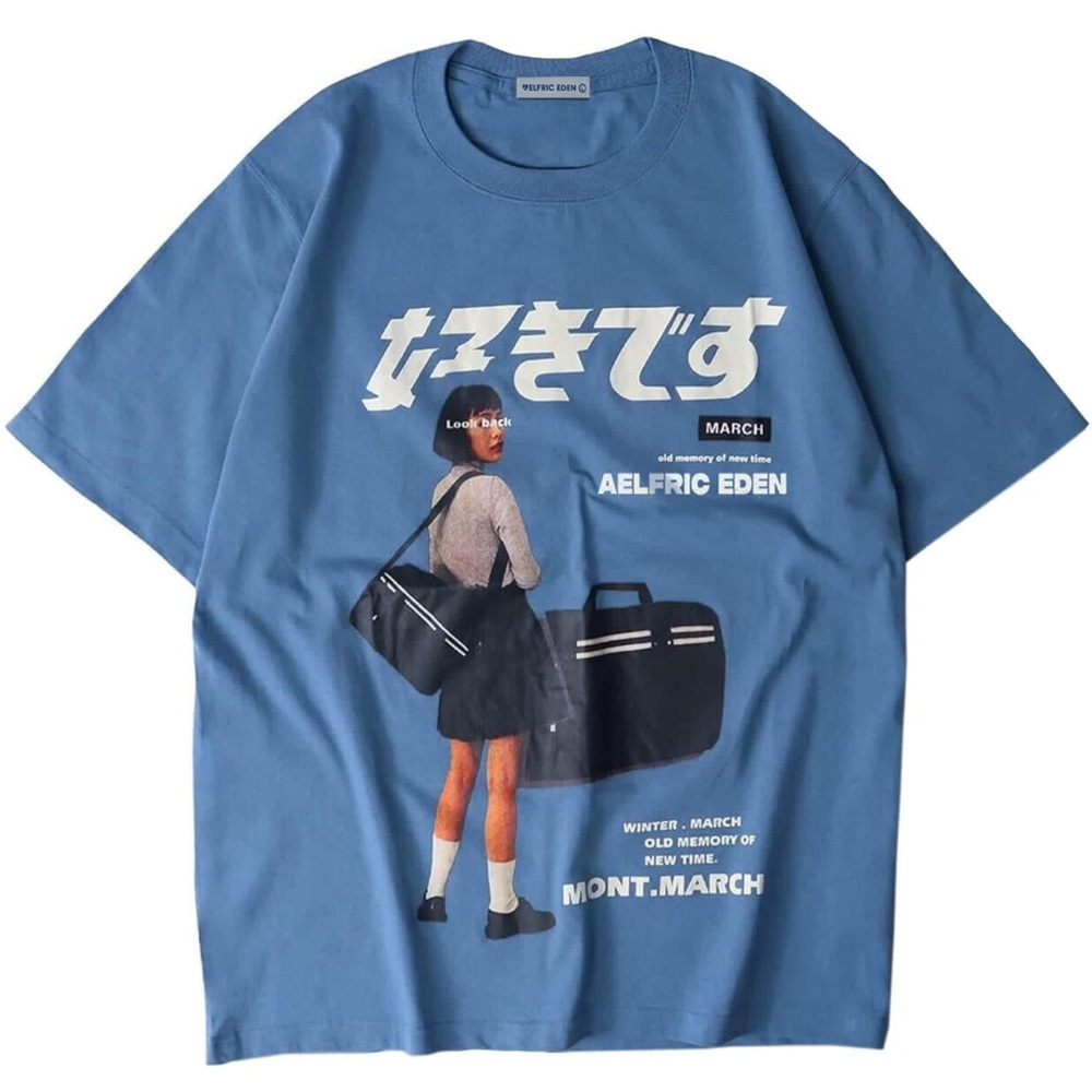 Aelfrich Eden Oversized Graphic Top Tshirt Unisex